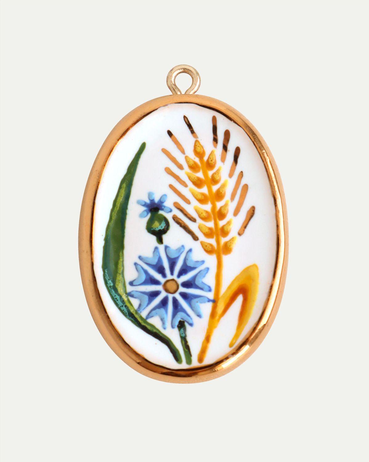 Колосок та волошки