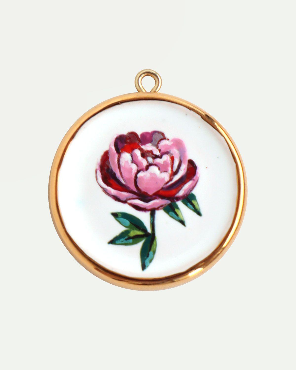 Рожева півонія